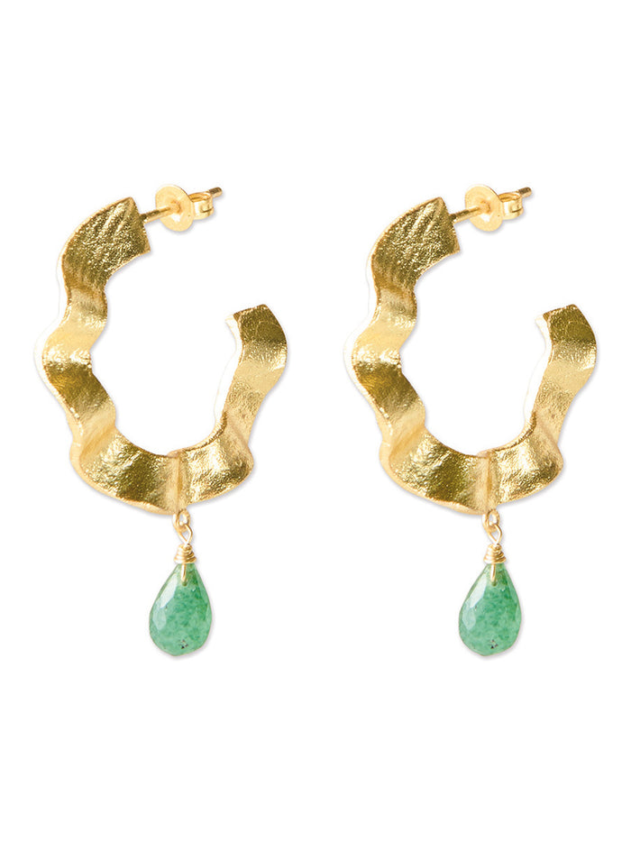 AMBITIOUS gold earrings