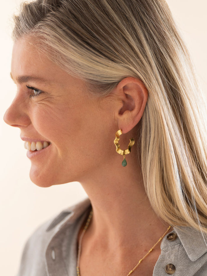 AMBITIOUS gold earrings