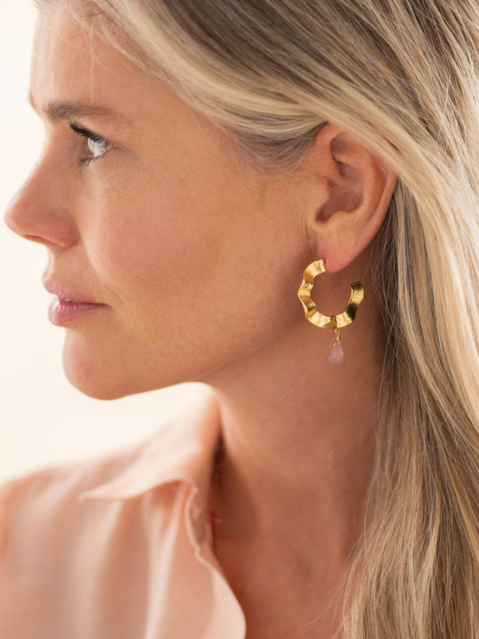 AMBITIOUS gold earrings