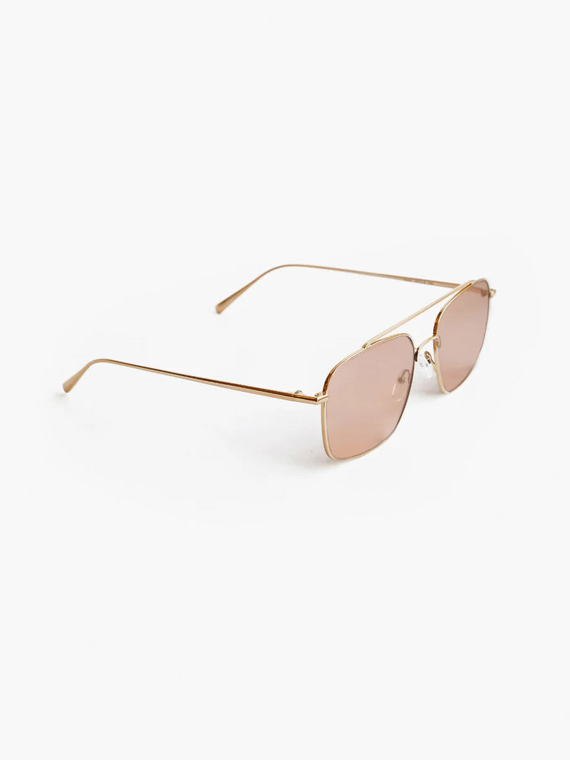 Corlin Nicki Gold Cinnamon Aviator Aurinkolasit