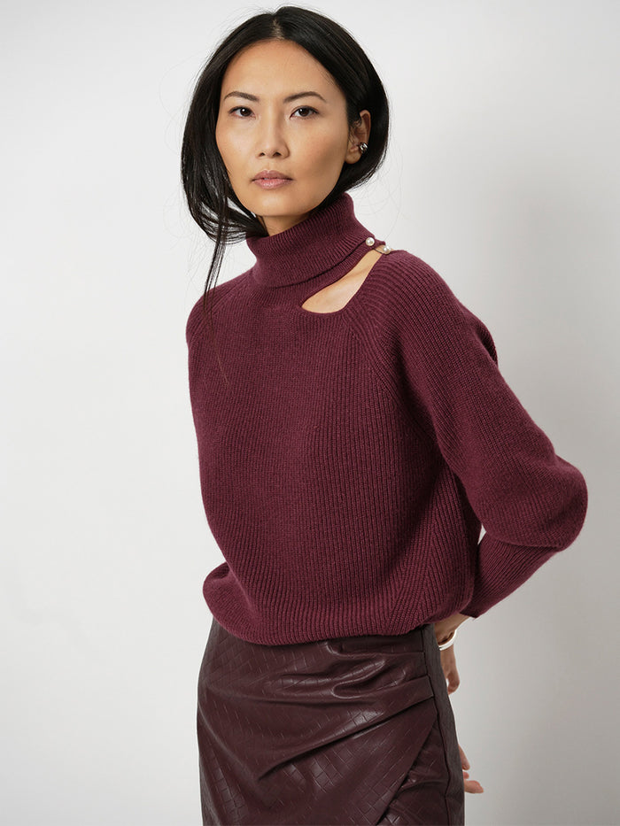 VERLEY pearl rib sweater