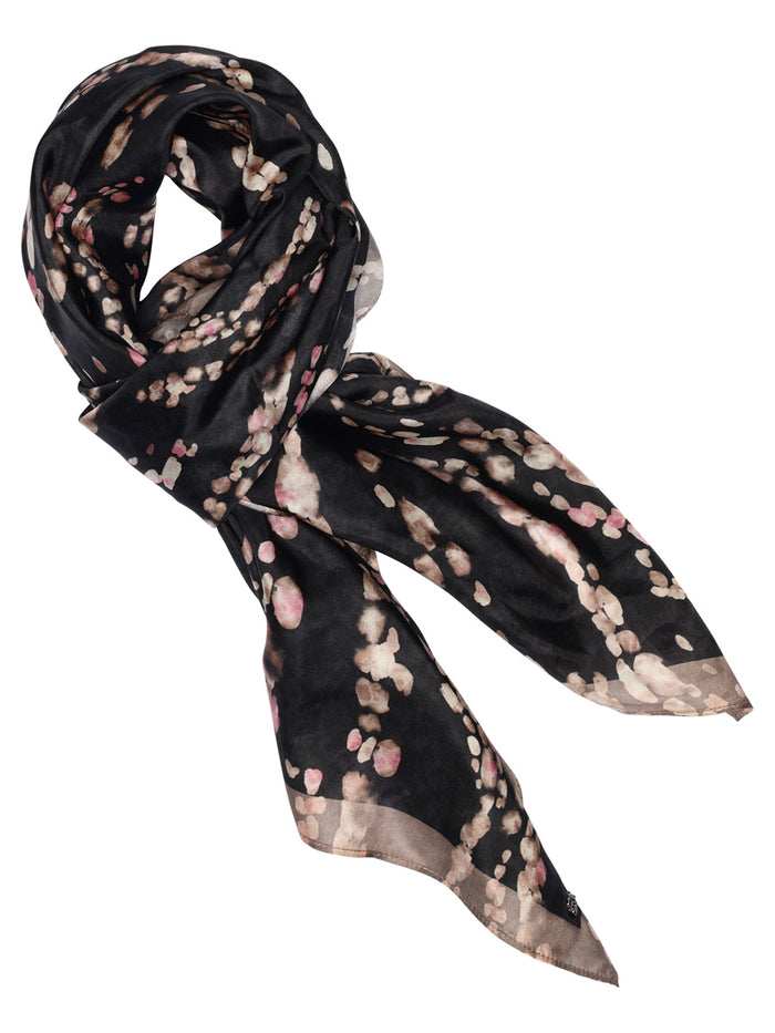 ALLIS printed silk scarf