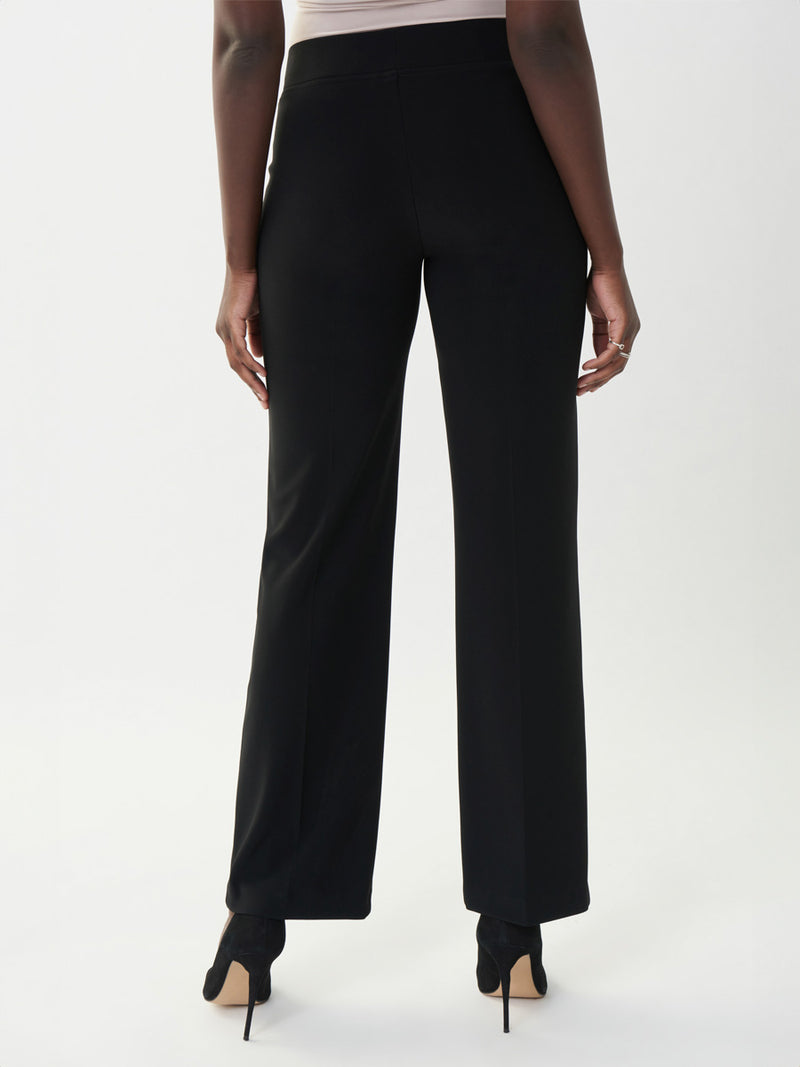 Joseph Ribkoff Classic wide leg pant Leveälahkeiset housut Musta