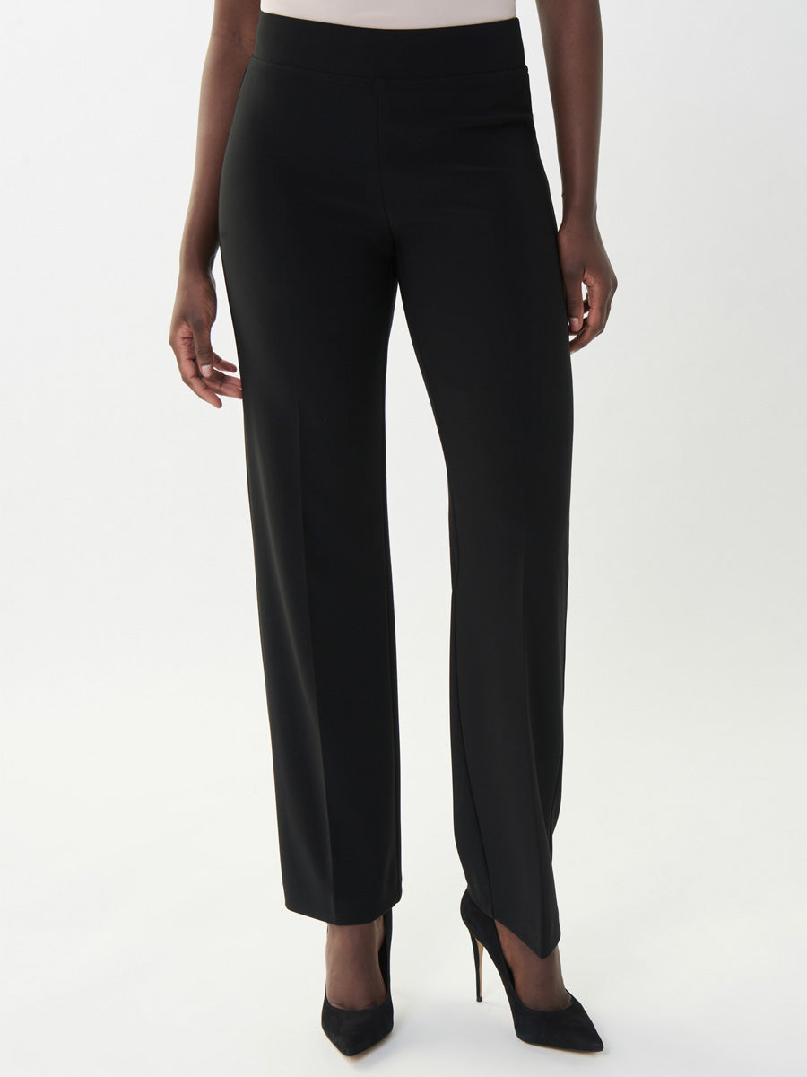 Joseph Ribkoff Classic wide leg pant Leveälahkeiset housut Musta