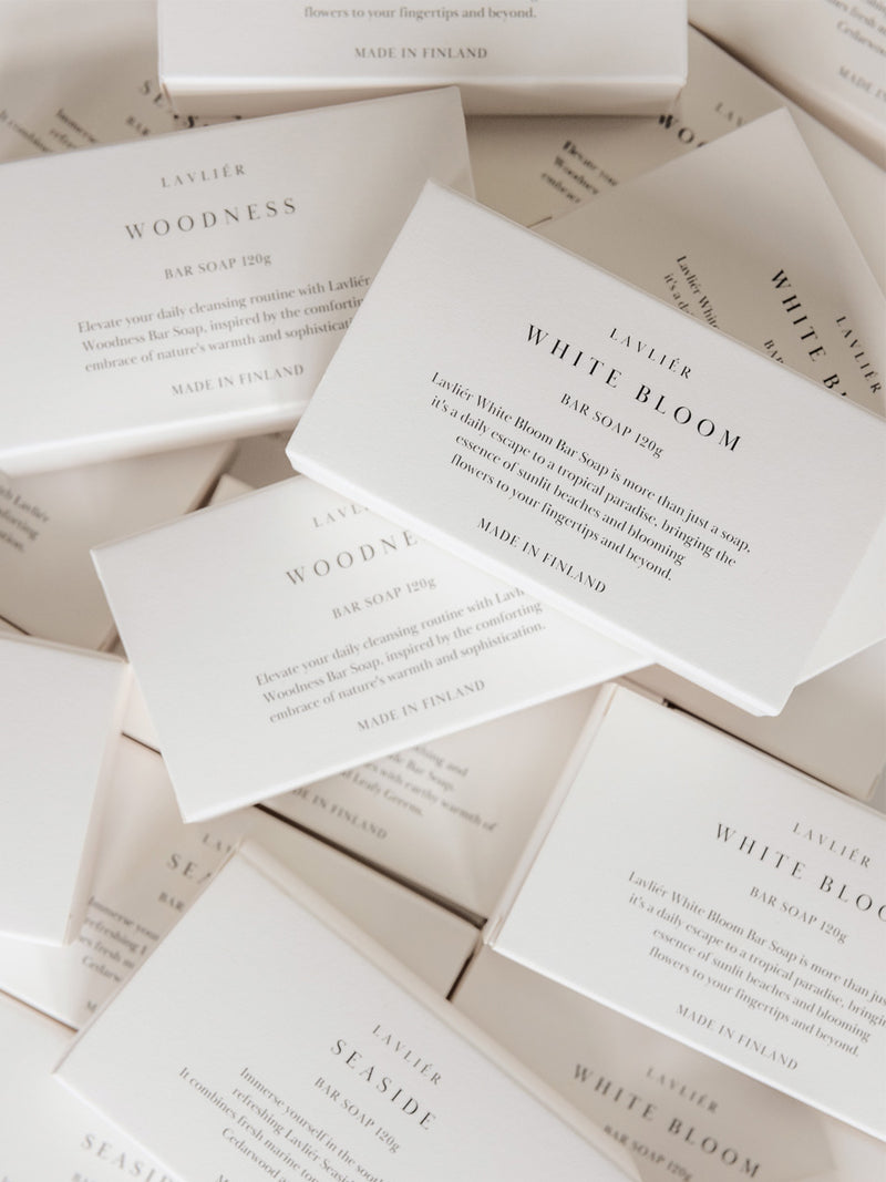 Lavliér White Bloom Bar Soap Palasaippua