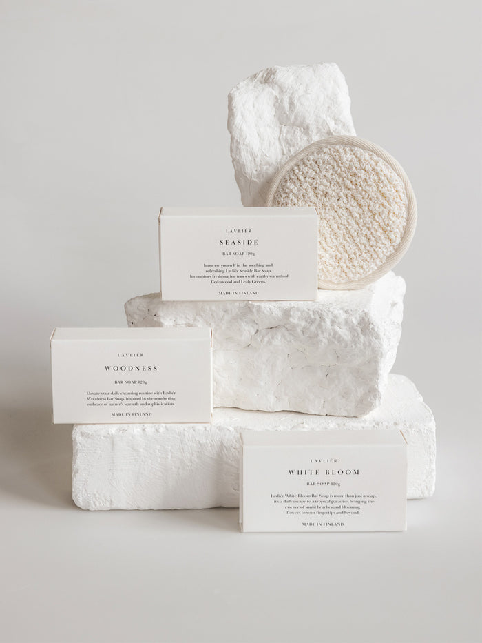 Lavliér White Bloom Bar Soap Palasaippua