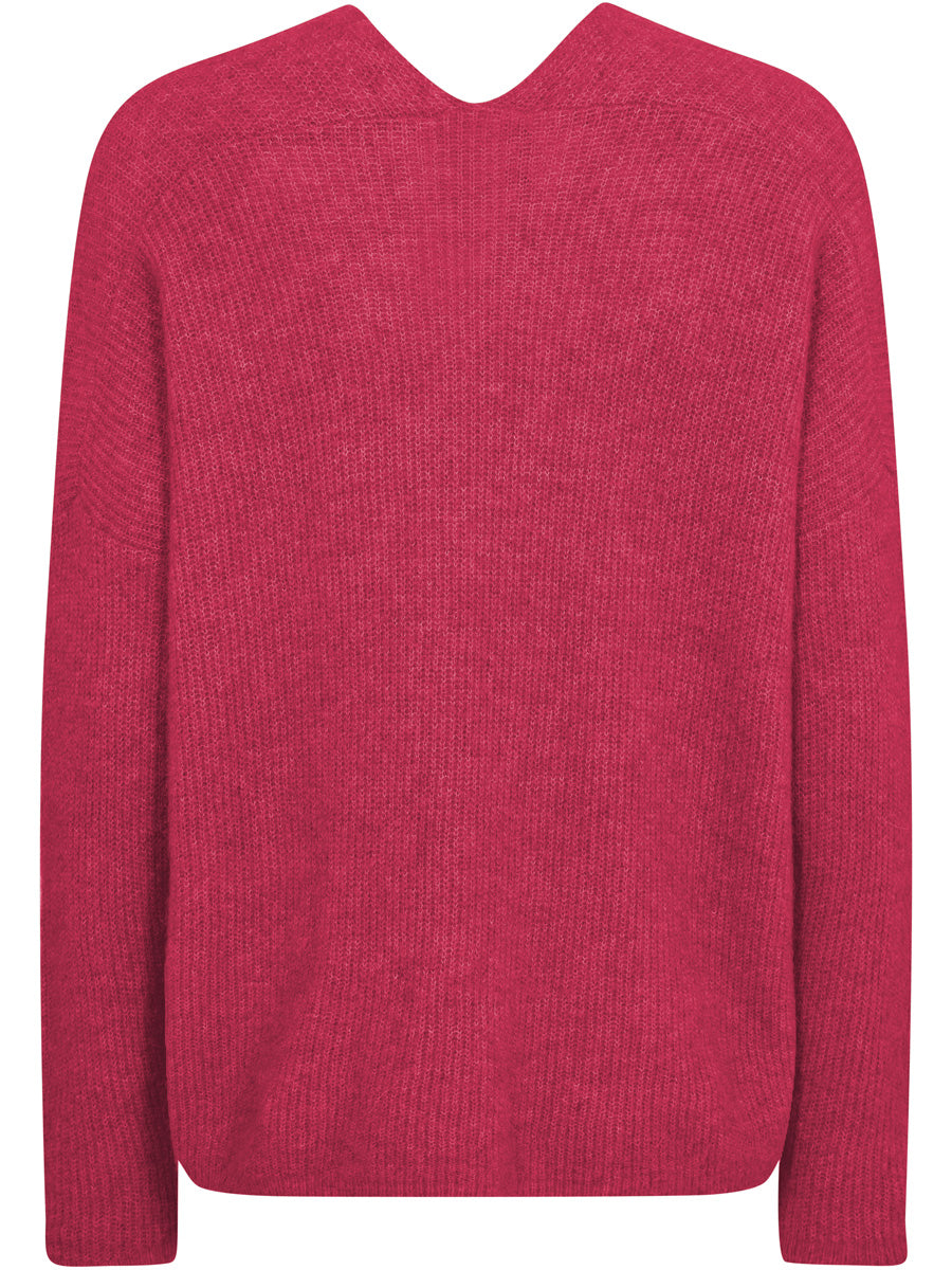 Mos Mosh Thora V-Neck Neule Pinkki