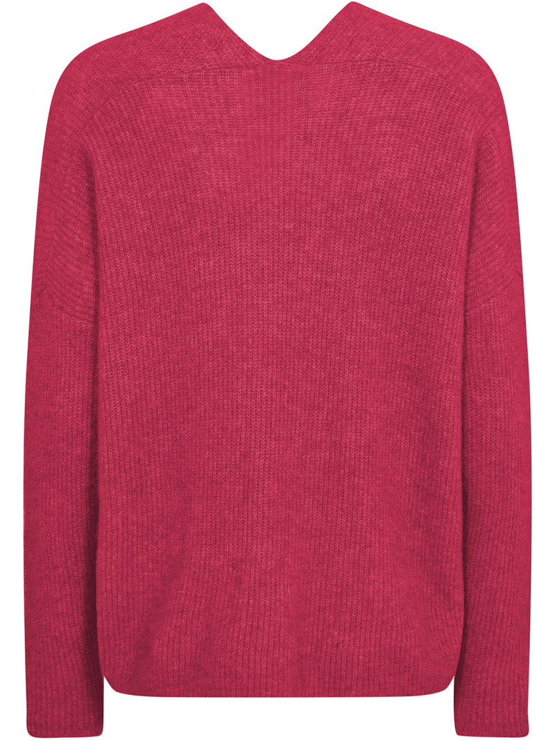 Mos Mosh Thora V-Neck Neule Pinkki