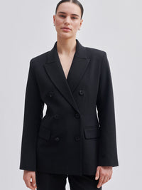 Second Female Evie Fitted Blazer Black