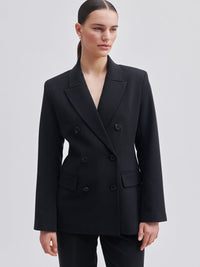 Second Female Evie Fitted Blazer Black