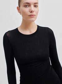 Second Female Matima O-Neck Tee Black