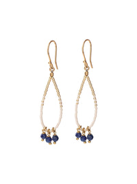 A Beautiful Story Becoming Lapis Lazuli Gold Earrings