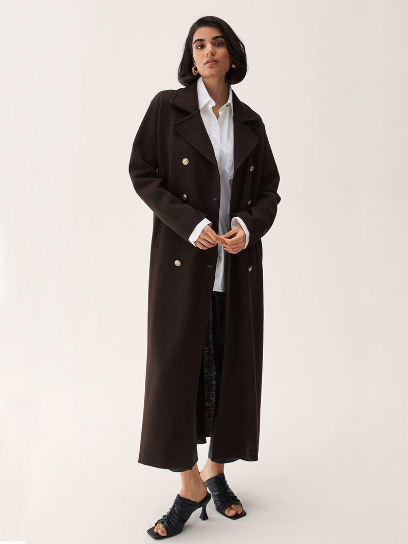 Busnel ROMA coat chocolat