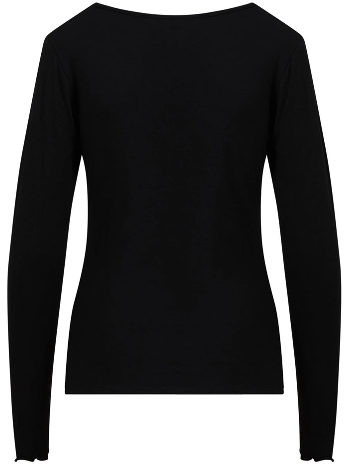 Coster Copenhagen SOFIA gathered blouse black