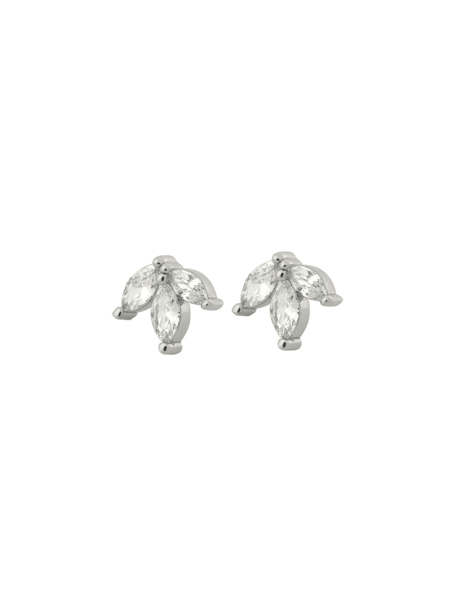 Edblad Laurel Studs Rhodium