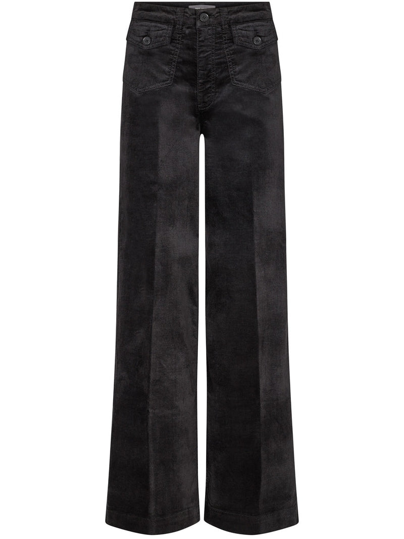 Mos Mosh Colette Velvet Pant Black