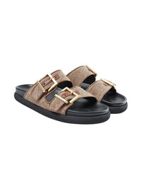 Mos Mosh MM Seattle canvas sandal Brown