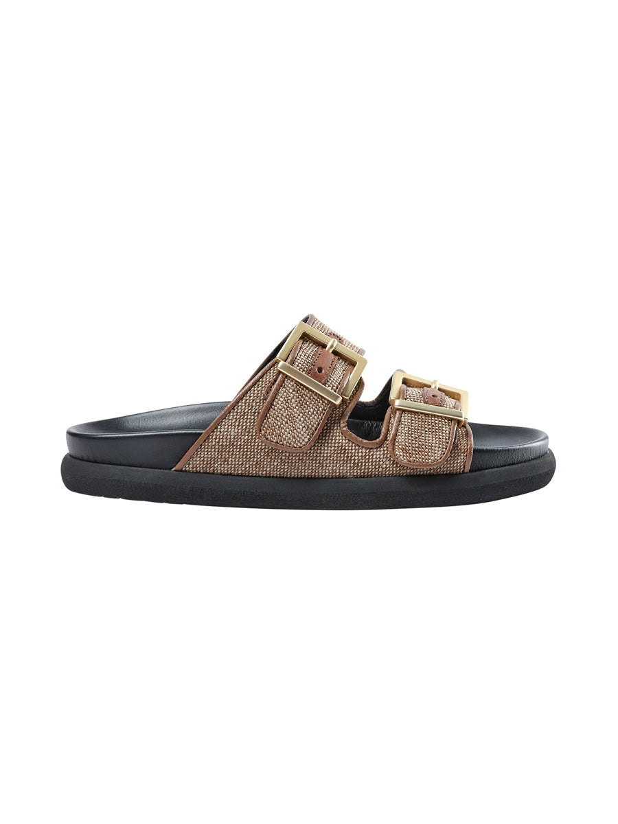 Mos Mosh MM Seattle canvas sandal Brown