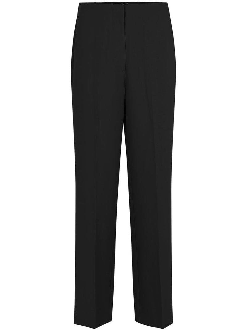 Second Female Evie Classic Trousers Black Klassiset Suorat Housut Musta